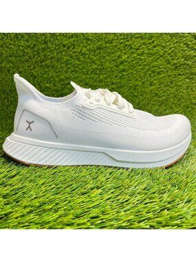 Flux Adapt Runner White Gum Mens Size 10.5 Running Athletic Walking Knit Shoes